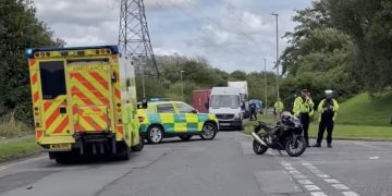 Boy airlifted after crash ‘involving motorbike and bicycle’ in Swindon