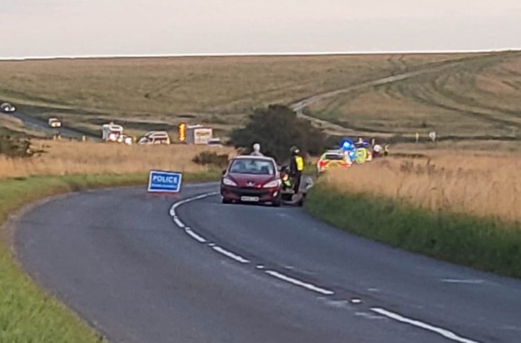 Motorcyclist sustains significant injuries in head-on crash on A360