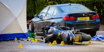 Motorcyclist killed in crash with car on major Swindon route