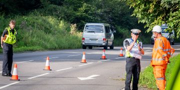 A3102: Man in critical condition after being hit by van outside hotel