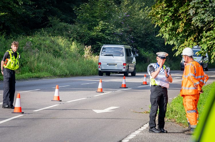 A3102: Man in critical condition after being hit by van outside hotel