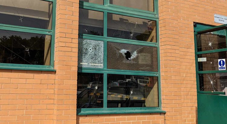 Swindon court littered with ‘bullet holes’ as police launch probe
