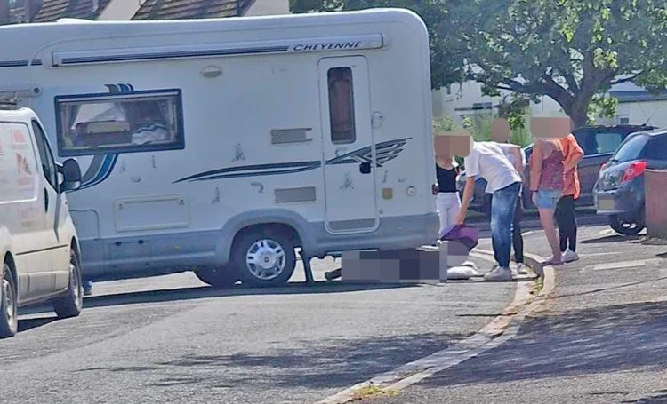 Wounded man hit by motorhome airlifted after long wait for ambulance