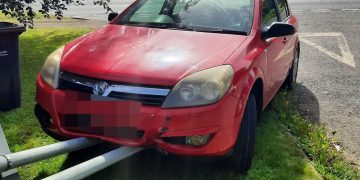 Driver crashes into signpost near Chippenham in bid to evade police
