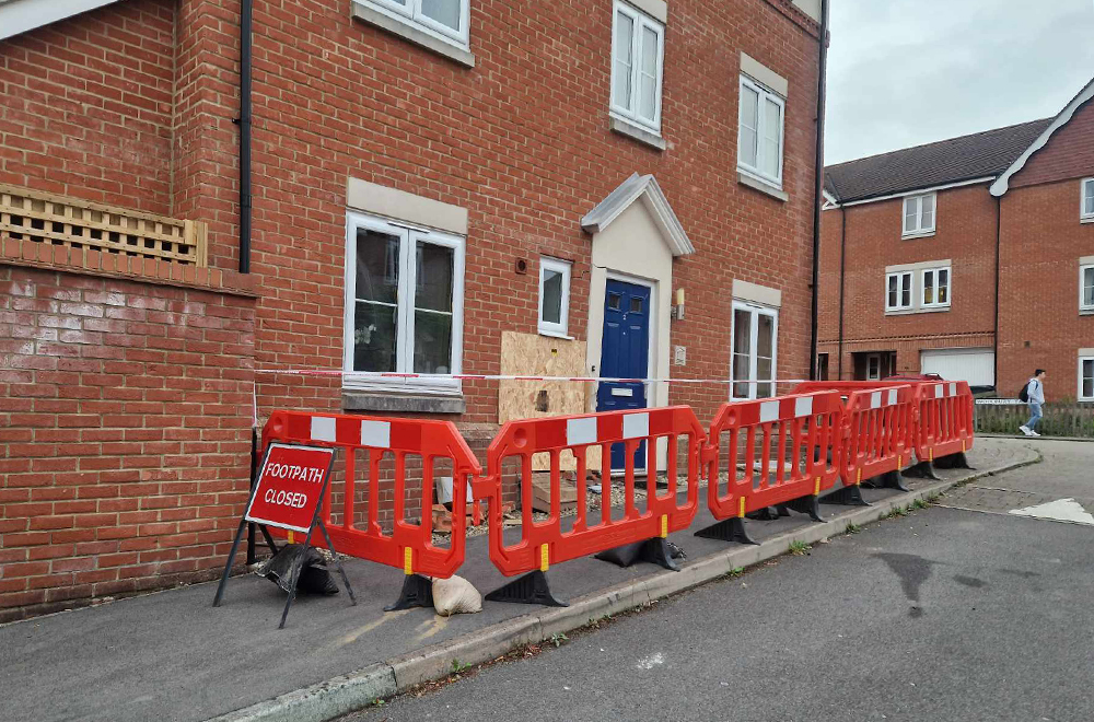 Car ploughs into house in Salisbury as elderly couple rushed to hospital