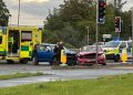 Two-car crash causes severe traffic delays on major Swindon route