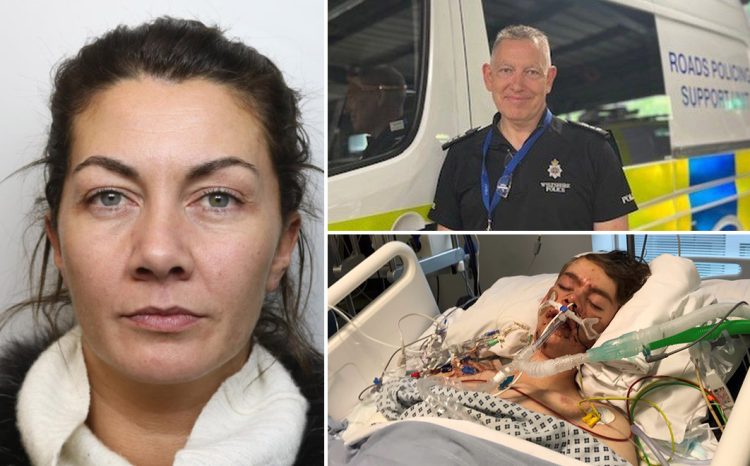 Woman who fled near-fatal crash jailed as top traffic cop speaks out