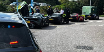 Police stop FIVE speeding supercar drivers on A303 in Wiltshire