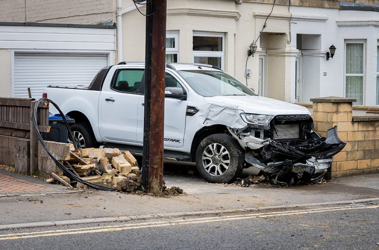 Police dog tracks runaway driver after dramatic crash in Trowbridge