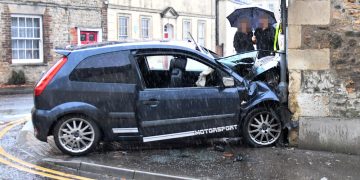Air ambulance tasked as ‘inexperienced’ driver crashes car into house