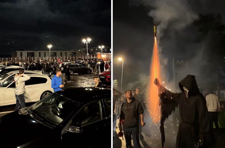 Hundreds attend car meet in Swindon as police monitor ‘unauthorised’ event