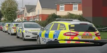 Two men arrested after drugs and weapon found during Swindon raid