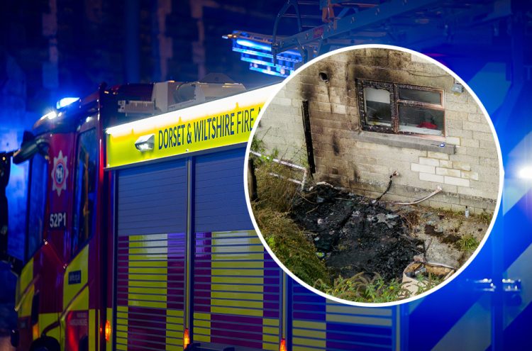 Police arrest woman, 50s, after fire breaks out at Chippenham house