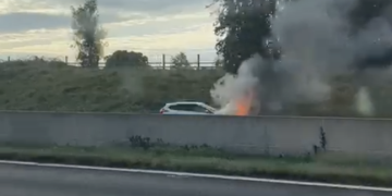 Delays on M4 in Wiltshire as emergency services called to car fire