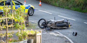 Motorcyclist airlifted to hospital as road closed for crash investigation