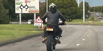 Biker sought by police in Swindon after ‘threatening same victim twice’