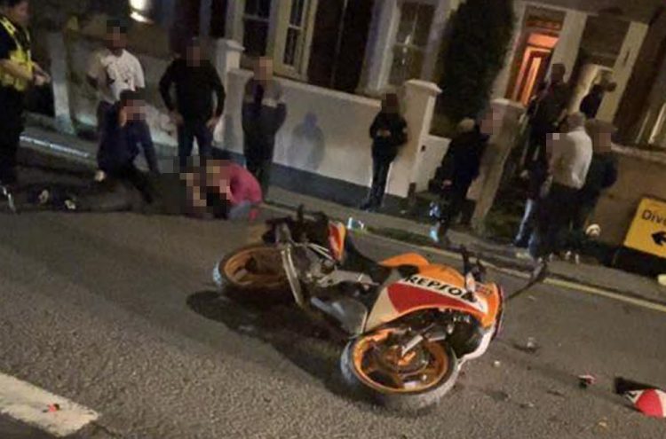 Teenage motorcyclist seriously injured in crash with car on A360