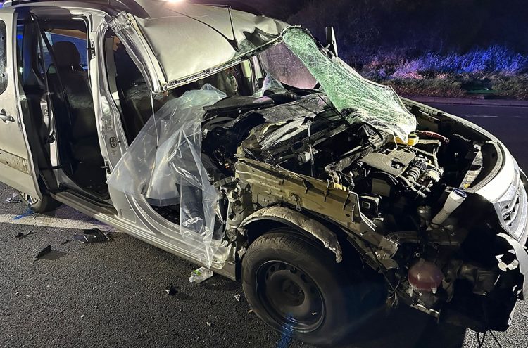 Car completely destroyed in A303 crash as air ambulance deployed