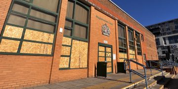 Man ‘rode pedal go-kart’ to Swindon court before smashing 31 windows