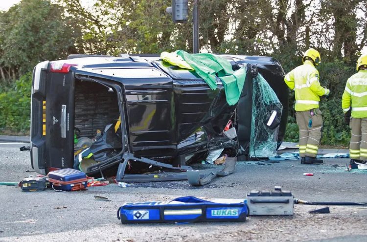 Chippenham firm’s lorry involved in dramatic crash on Isle of Wight