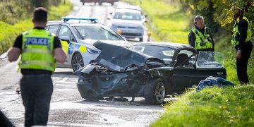 Head-on crash near popular farm shop leaves driver with serious injury