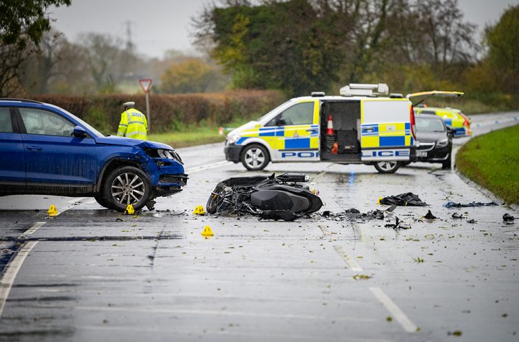 Motorcyclist killed in crash with car on A350 junction near Lacock