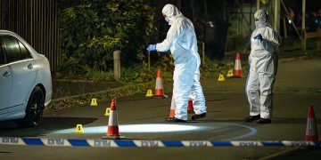 Forensics work overnight as man, 20s, stabbed by attacker in Swindon