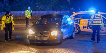 Police called to two-vehicle crash on roundabout in Chippenham
