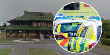 Man dies after emergency services swarm busy restaurant in Swindon