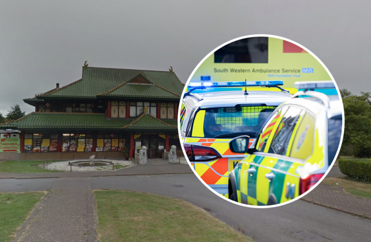 Man dies after emergency services swarm busy restaurant in Swindon