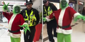 The Grinch arrested in Swindon town centre as cops save Christmas