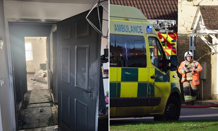 Family escape Swindon house fire thanks to working smoke alarms