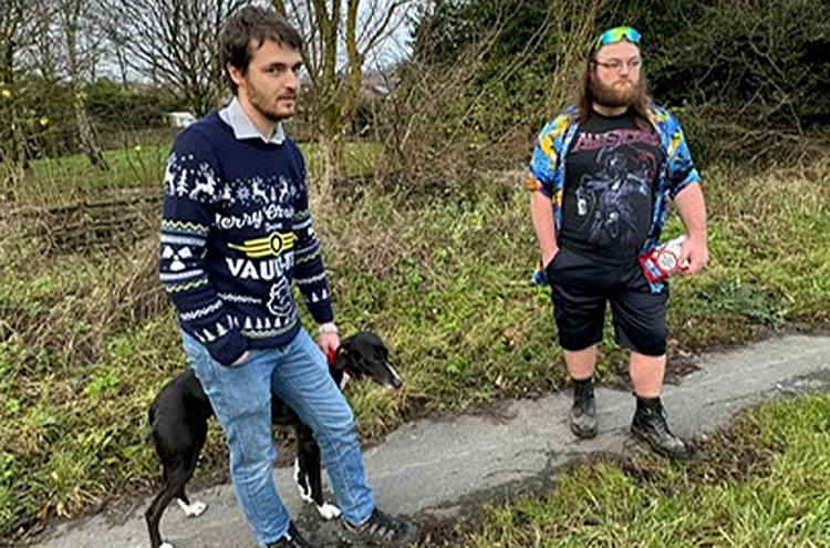 Men seen ‘holding down and beating dog’ at roadside in Wiltshire