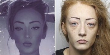 Evil mum who abandoned baby to die posts selfie on release from prison