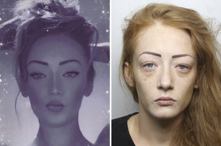 Evil mum who abandoned baby to die posts selfie on release from prison