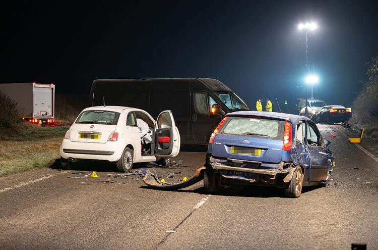 Woman, 50s, dies following five-vehicle crash on A350 in Chippenham