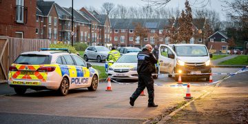 Crime scene as woman, 20s, found critically injured in Swindon street