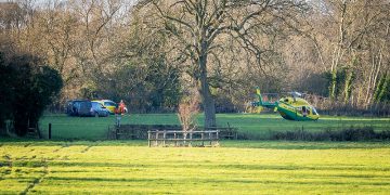 Horse rider airlifted to hospital after incident at Wiltshire showground