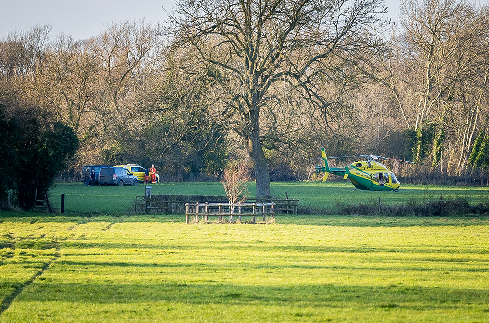 Horse rider airlifted after incident at Somerford Show Ground 