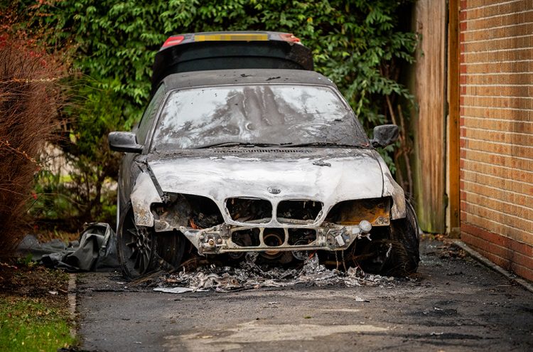 BMW torched on Chippenham driveway – police fear arson attack