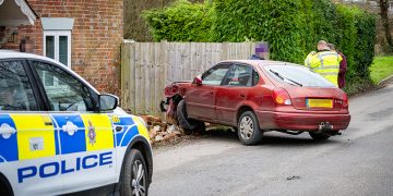 Driver demolishes wall in Wiltshire village crash days before Christmas