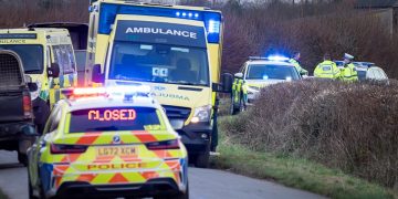 Woman critical after being ‘dragged’ in crash – police launch manhunt