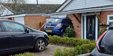 Two people injured after car ploughs into bungalow in Salisbury street