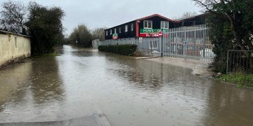 Malmesbury hit by flooding with roads and footpaths impassable
