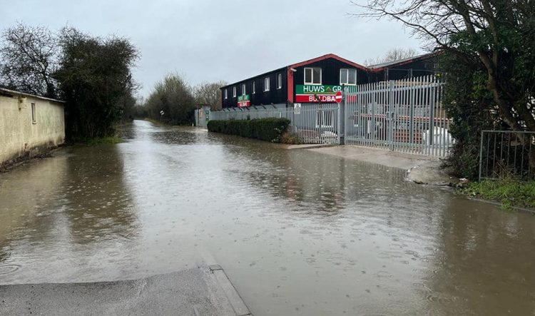 Malmesbury hit by flooding with roads and footpaths impassable