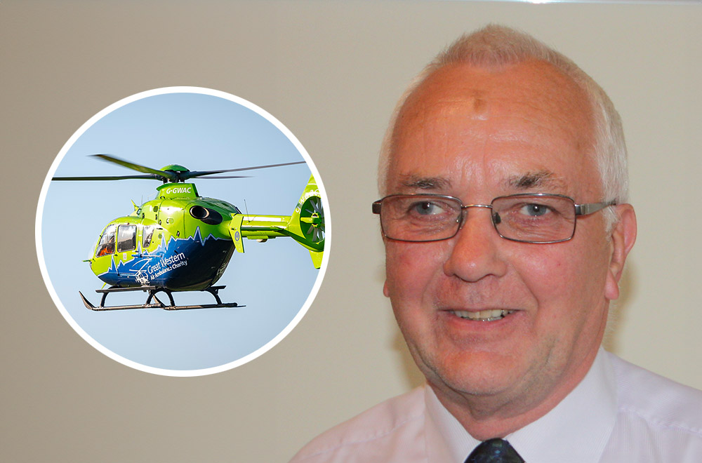 Councillor Bob Jones MBE dies - air ambulance called to Cricklade 