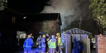 Serious house fire in Westbury extinguished by 22 firefighters