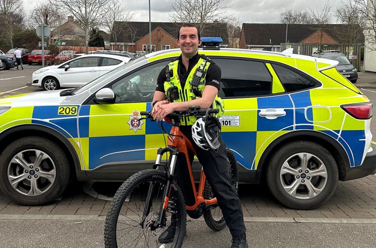 Wheelie good news: Corsham cop secures new electric bike
