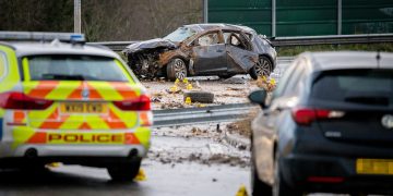 Teen killed in crash during police chase on M4 junction in Swindon