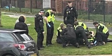 Wanted man arrested in Swindon after crashing into police car